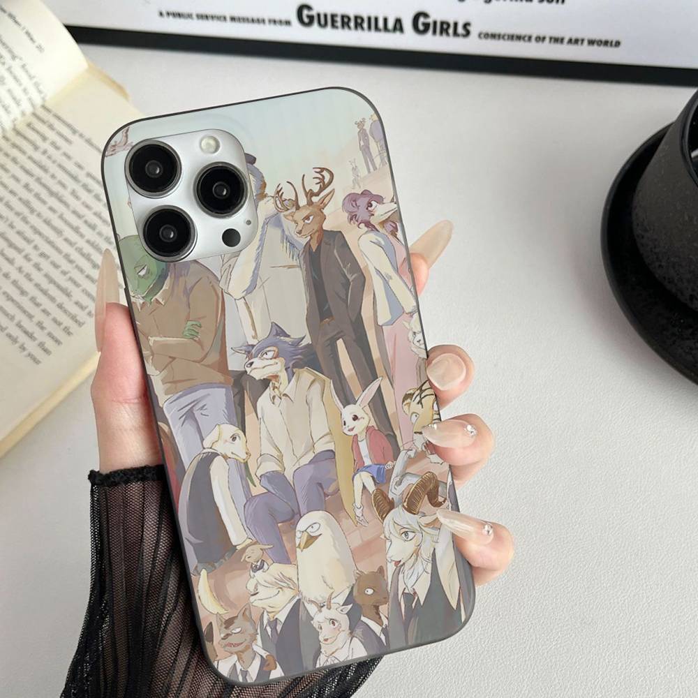 

Classic Japanese Anime B-Beastars For IPhone 17 16 15 14 13 12 11 Pro Max Plus Pro Clear Phone Cover Non-Slip Shell iPhone 15