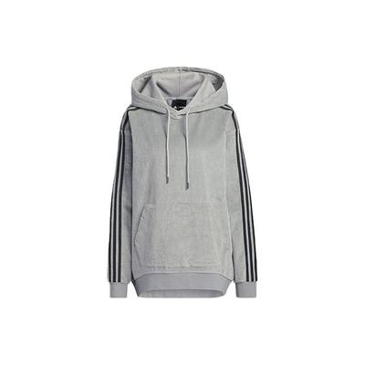 adidas Felpa con cappuccio unisex Originals x Ivy Park a righe laterali Grigio HG2520