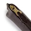 Pencil Pencil Genuine Gray [IL BISONTE] Case, Case, Leather, Leather, Cowhide, Women's, Men's, Unisex,