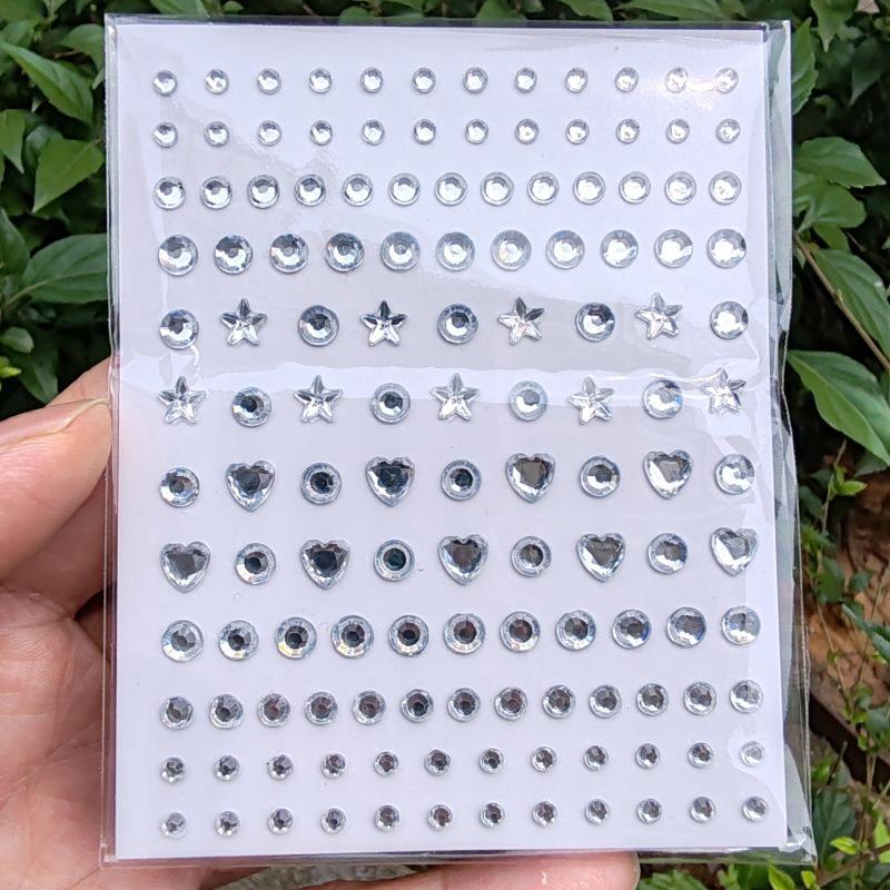 Children's Day Butterfly Fairy Face Stickers: Adhesive-Free, Self-Adhesive Diamond Stickers for Stage Makeup and Concerts