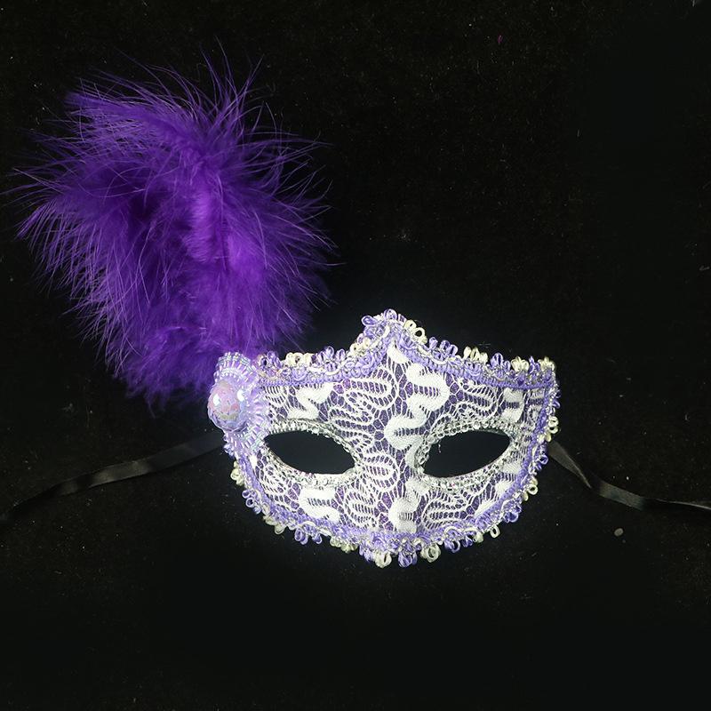 Jul Elegant Maske Komfortabel å ha på 18 * 10cm Halloween Tilbehør Glamorøse Maskerade Masker Maske