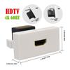 HDTV Female To Female Socket Connector Module For Wall Face Plate Easy Installation Home Theater Accessories