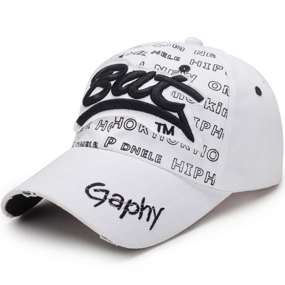 Adjustable Baseball Hats Hip-hop Peaked Cap Versatile BAT Embroidery Hats  Man Women Outdoor Sports