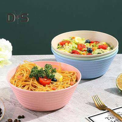 Bol ușor pentru supă, pentru cuptorul cu microunde, pentru mașina de spălat vase, bol rotund convenabil pentru ramen japonez