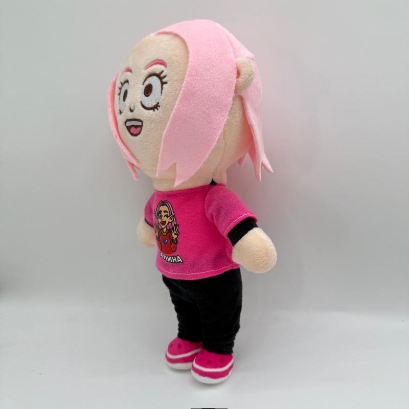 Bambola di peluche Bruno Alina 30cm Giocattolo di peluche Figura morbida Ornamento Decorazione per la casa Regalo di compleanno Per bambini Fan di animazione Collezione