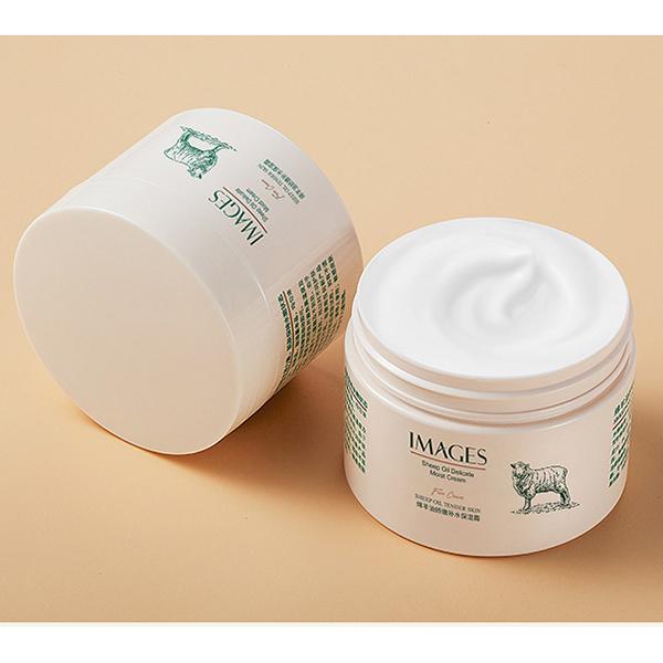 Lanolin Delicate Moisturizing Cream Refreshing Moisturizing Lanolin Facial Cream for Gentle Nourishment
