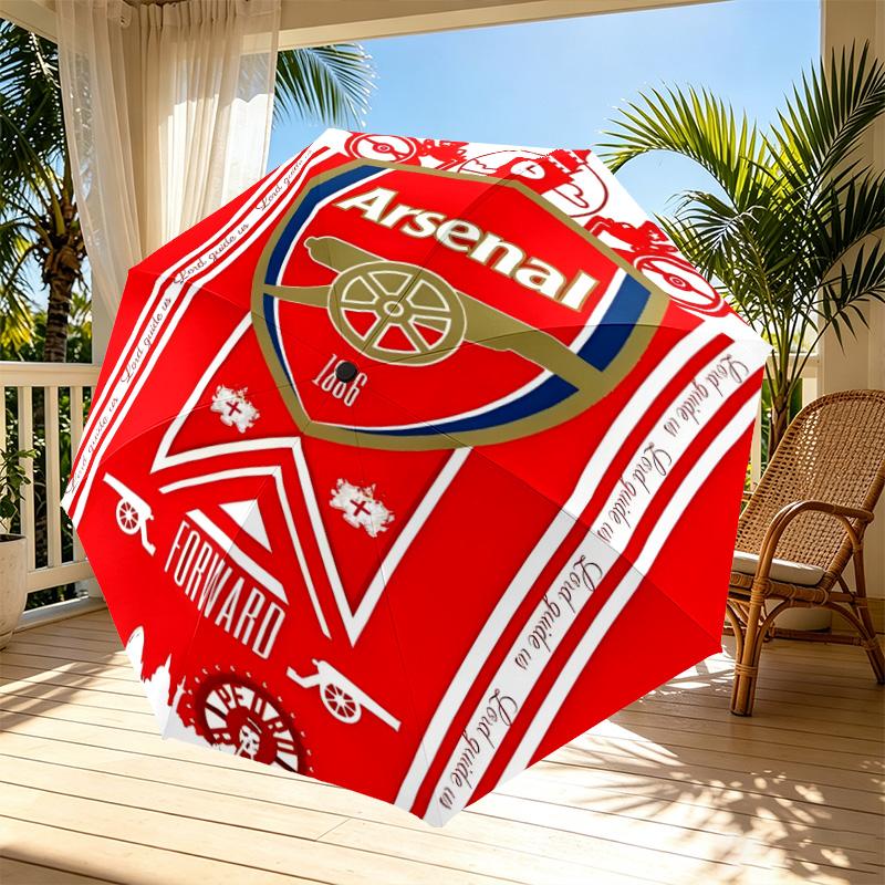 football team.C Print Automatic Open Close Umbrella, Portable Foldable Umbrella, for Outdoor Commute Camping Trip, Ideal Birthday Gift