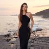 Women's Cover Ups Beach Dress Solid Color Sexy Knit Beach Bikini Swimsuit Cover Up Sunwear