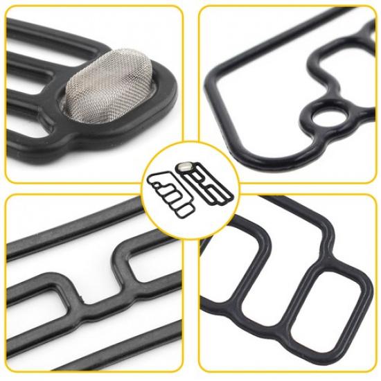 2PCS Head Cylinder Solenoid Gasket VTEC For 2009-2015 PILOT HONDA US 15815R70A01