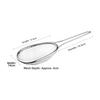 304 Stainless Steel Kitchen Strainer with Ergonomic Handle Large Capacity for Draining Noodles Dumplings and Fried Food