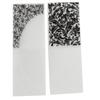2Pcs Plastic Embossing Folders Flower Leaves Durable Plastic Easy Operation Wide Application Embossing Template Folders