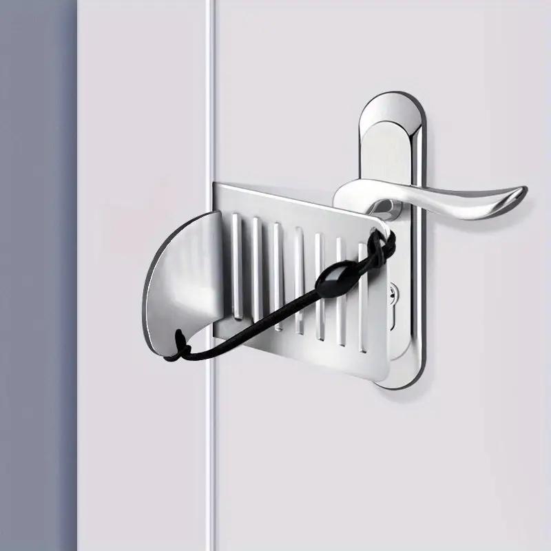 Hidden Thickened Door Blocker Door Top Safety Door Lock Anti-theft Door Lock Home Hotel Door Blocking Safety Door Stop Artifact
