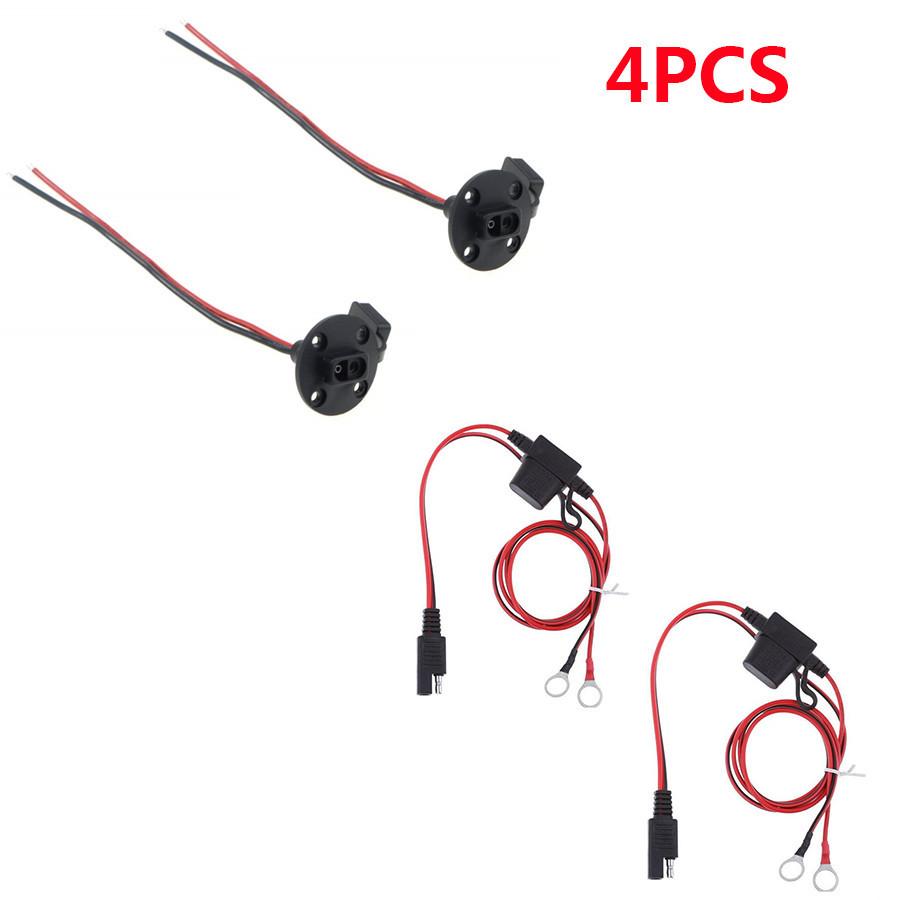 

SAE cable×2+ power cord 4 holes×2