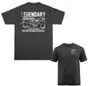 Legendary Motorcycle Bikers Classic Custom Bike Graphic T-shirt