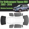 Custom Car Window Sunshade For Volkswagen Tiguan 1st Gen MK1 2007 - 2016 VW Magnetic Curtain Mesh Front Windshield Frame Curtain