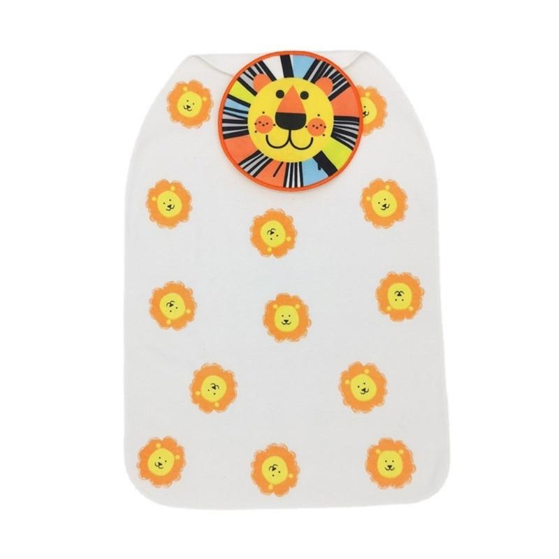 

Breathable Baby Sweat Towel Adorable Cartoon Print Oversized Design for Daycare Play Easy Care Machine Washable