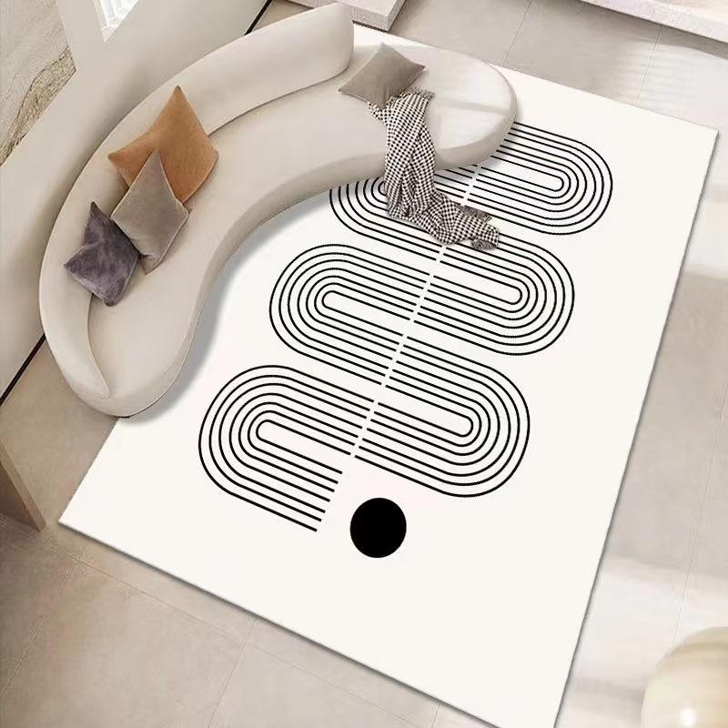 

Имитация кашемира Простой индивидуальный ковер Гостиная Диван Чайный столик Ковер Спальня Кровать Одеяло Одеяло для эркера 80 * 120Cm