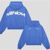 Womens Oversized Hooded Sweatshirt With Bold Letter Print Streetwear Long Sleeve Pullover Loose Fit Retro Style