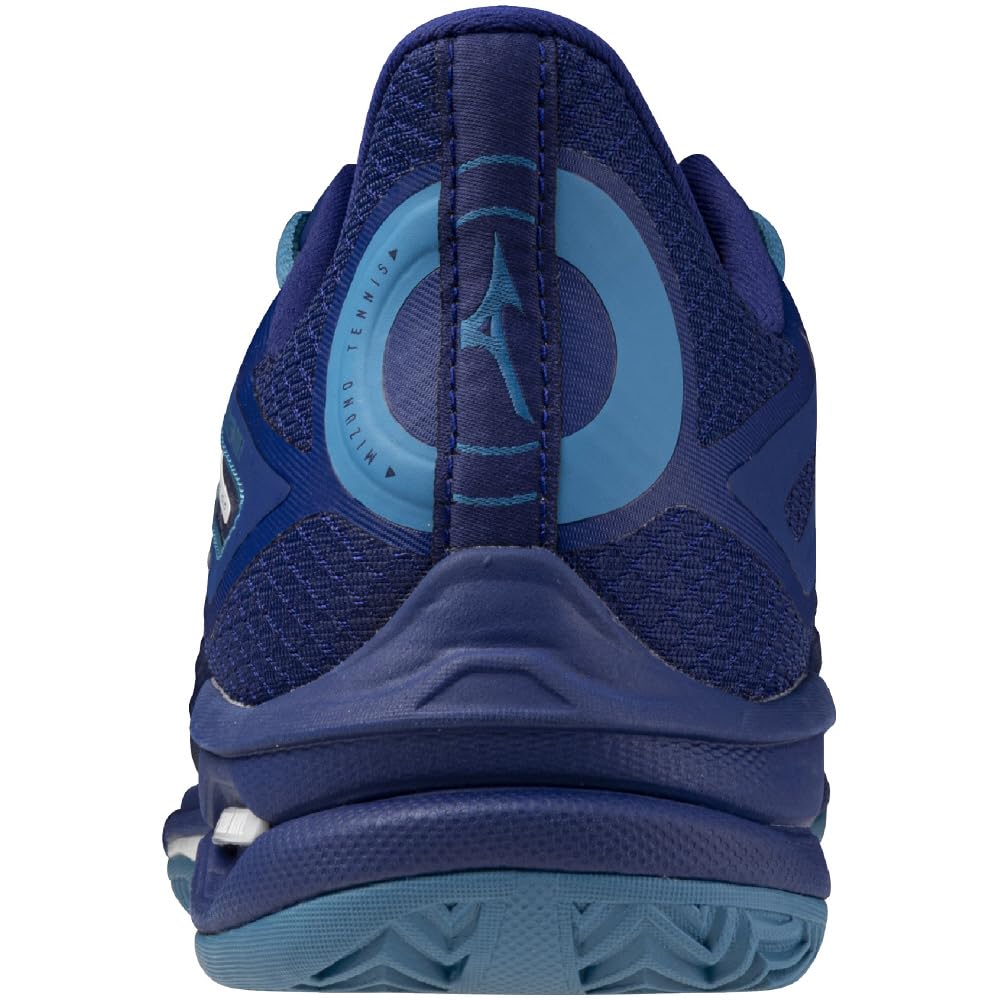Tennis Shoes Wave Exceed TOUR 6 OC Artificial Grass Court Club Activities Lightweight Soft Tennis Hard Tennis Blue X White Cm 2E [Mizuno] Clay/Sand