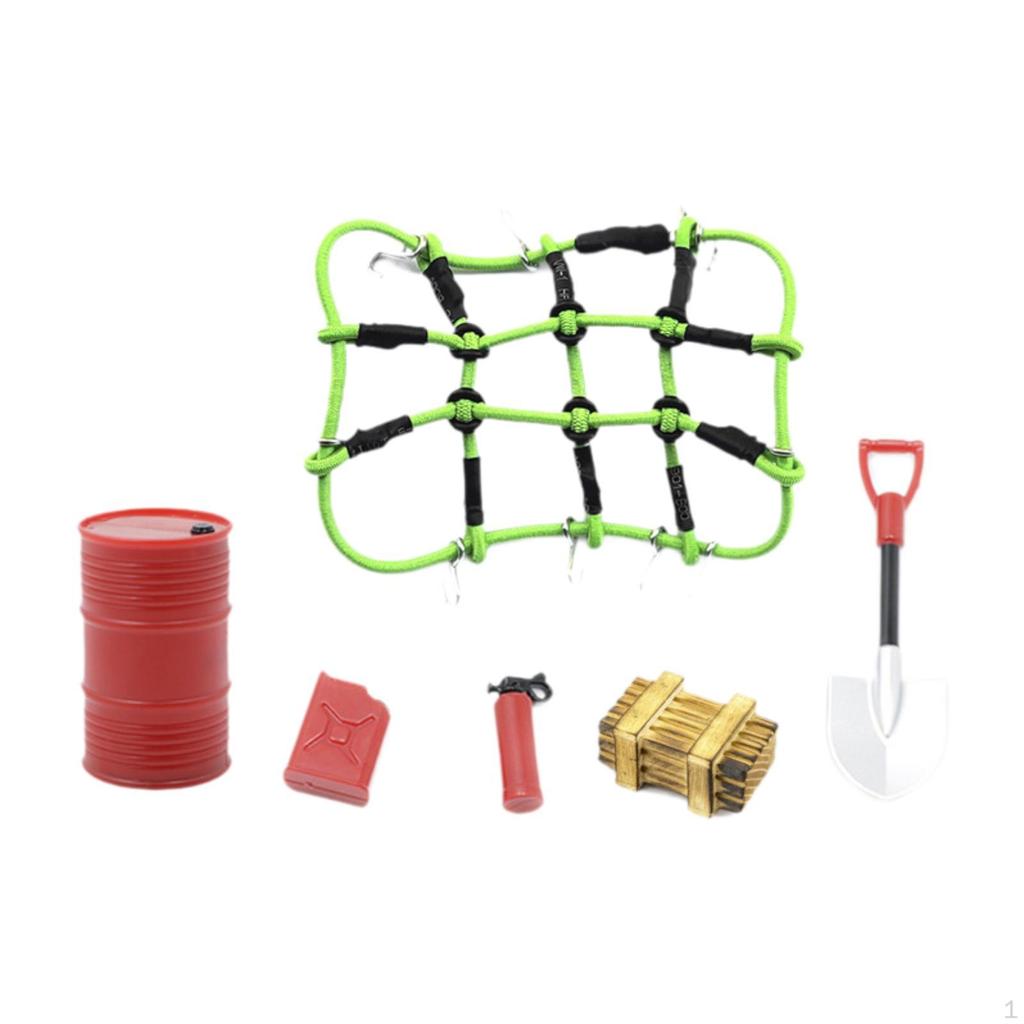 6 Pieces RC Car Roof Decoration Fire Extinguisher Replacement Professional Vehicle Part Tank