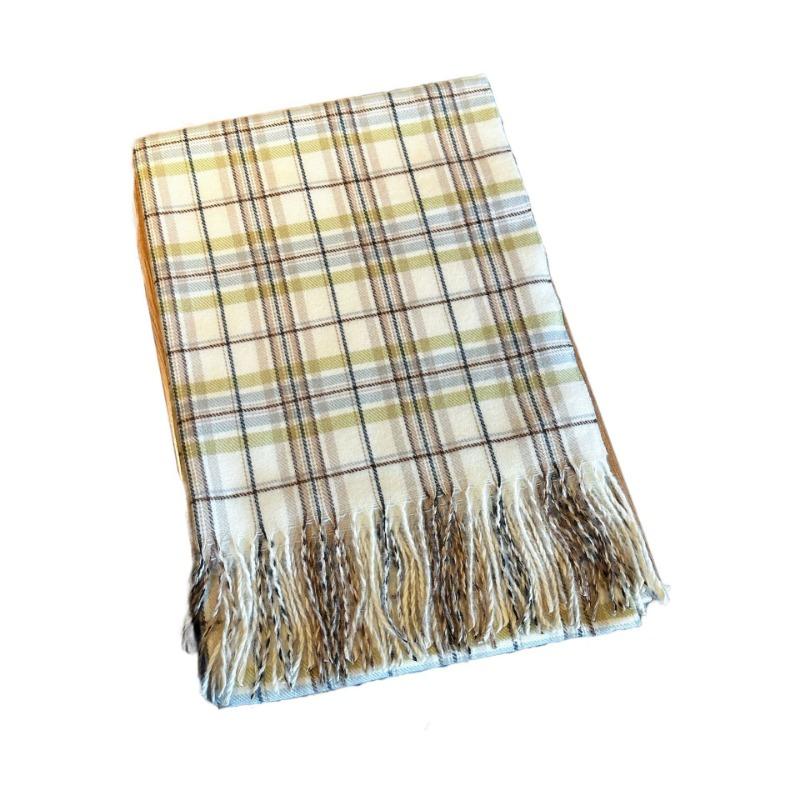 Scarf Female autumn and winter couple Tian line scarf Tassel versatile student warm thickened scarf