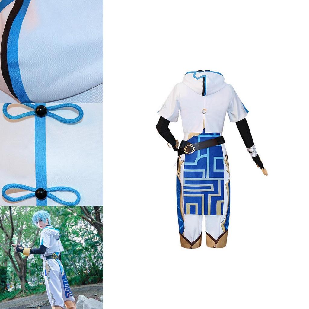 Genshin Impact Chongyun Cosplay Costume Set Perfect For Halloween Comic Con