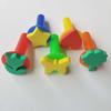 5pcs Creative Drawing Stamper Colorful Stamps Pre-cut DIY Coloring Toy with Portable Handle Interactive Painting Kit