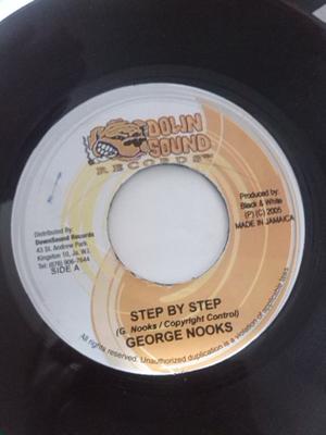 7-Zoll Schallplatte GEORGE NOOKS - Schritt für Schritt KEINE Down Sound Reco 2005 Jamaika Reggae, Ska & Dub Gebraucht