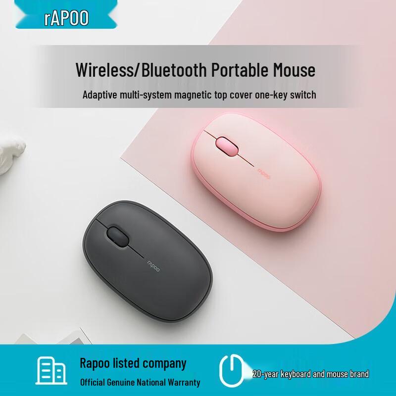 Rapoo M650 Tri-Mode Wireless Bluetooth Office Mouse