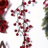 1pc Artificial Red Berry Vine | Plastic Holly Fruit Hanging Vine for Christmas, Weddings, Proposals, Parties, Photography Props