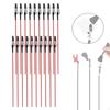 20x Alligator Clip Sticks with Soft Tips Long Tailed Metal Clamp for Banquets Hobby Model