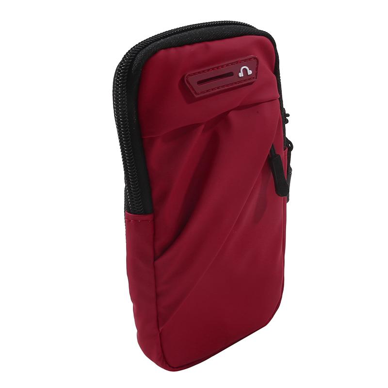 Running Phone Holder Waterproof Wrist Wallet Sport Arm Bag Universal Arm Pouch Large Capacity Zipper Cycling Arm Case
