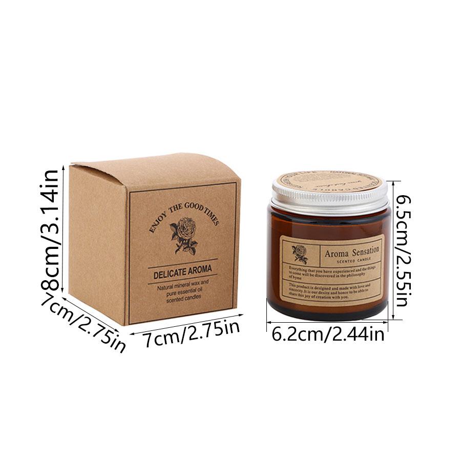 Handmade Aromatherapy Candles, Niche Tea Colored Cups, Smoke-free Romantic Scented Candles, Souvenir Ornaments