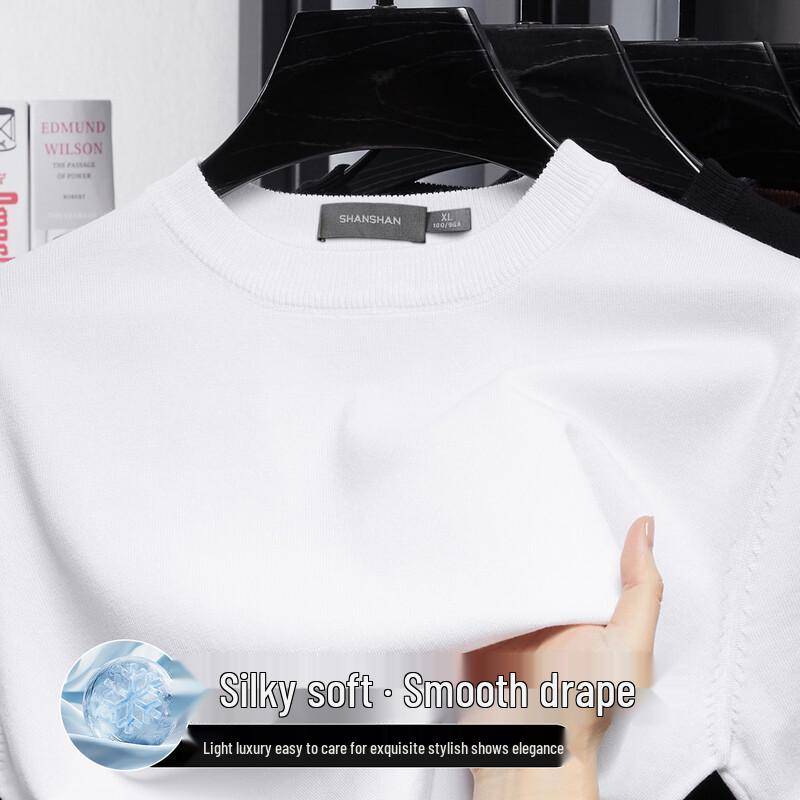SHANSHAN Men s Slim Fit Knit T-Shirt 2XL