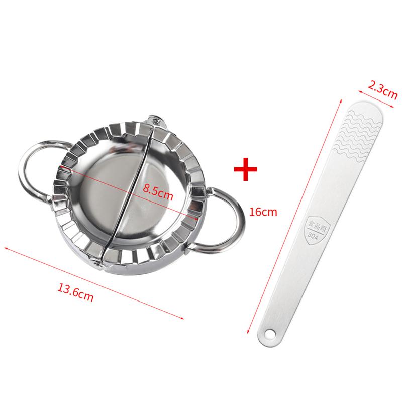 Stainless Steel Large Dumpling Skin Dough Circle Roller Machine Cutters Home Baking Maker Kitchen Pie Pizza Pastry Rolling Tools