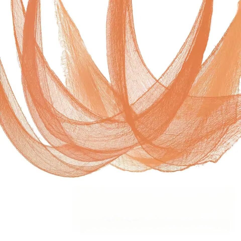 183*76cm Horror Halloween Cloth Decoration Creepy Gauze Fabric Cloth Scary Haunted House Prop Spider Web Halloween Party Decor