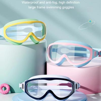 Swimming Goggles Antifog HD Large Frame Boys and Girls Swimming Goggles Equipment Waterproof