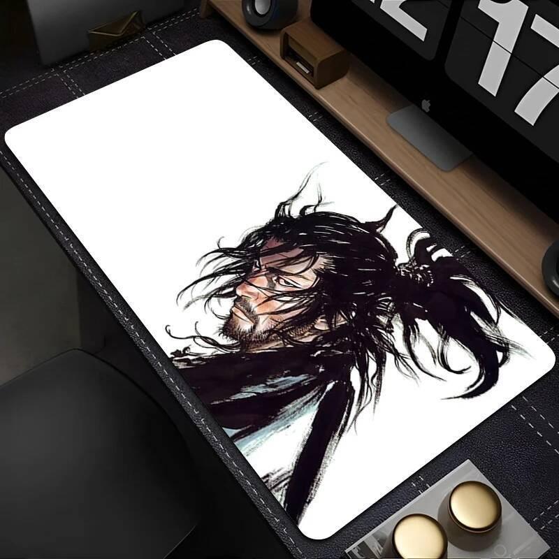 Japan Samurai Musemåtte Bærbar Computer Vagabond Manga Tastaturmåtte XXL Anime Musemåtte PC Spil Tilbehør Skrivebordsmåtte Spilskab Tæppe