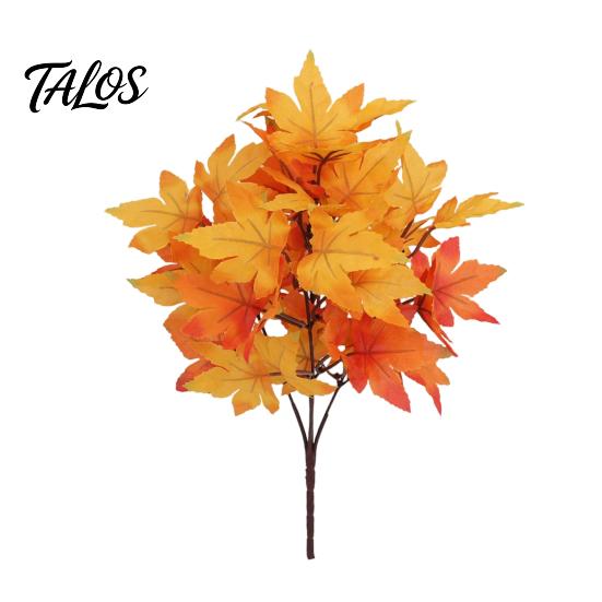 Non Fading Silk Plants Artificial Maple Leaves, Faux Hanging Plant for Home Decor, Realistic Cascading Mother's Day Flower Gifts Leaves Wall