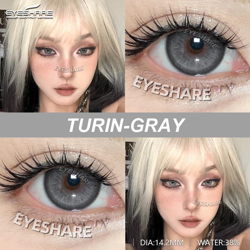 Eyeshare Neue Mode Farbige Kontaktlinsen Dunkelblaue Kontaktlinsen Grüne Schöne Linsen Braune Kontaktlinsen Graue Weiche Linsen 1 Paar