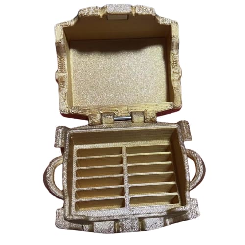 The Legend of Zelda: Bokoblin Treasure Chest Soft Case for Switch 2/Switch, Holds 12 Switch Cards and 12 SD Cards, Link Treasure Chest (B)