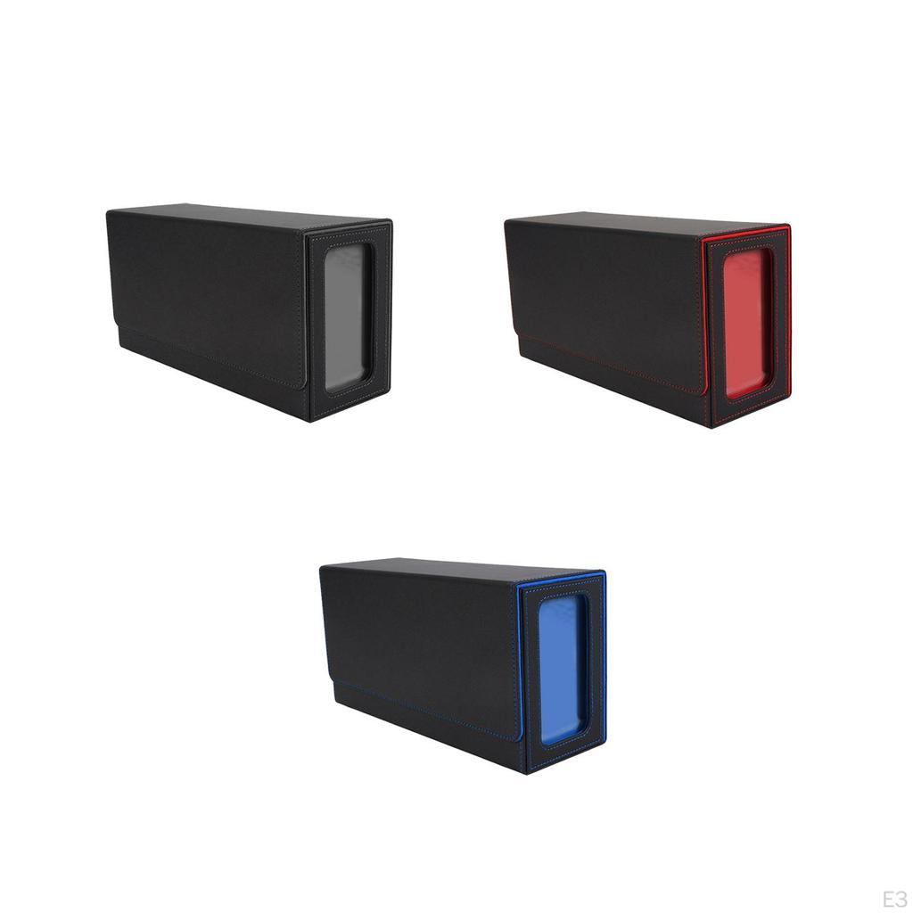Card Deck Box Fits 40Pcs Gaming Cards 28x10x14cm Lightweight for Trading Waterproof
