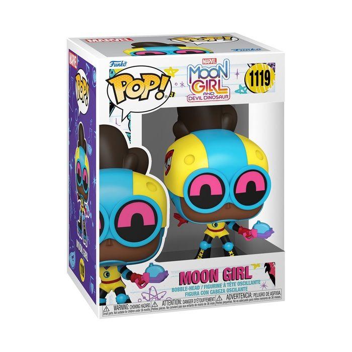 Figurine - funko - moon girl 1119 - blanc - marvel - pop !
