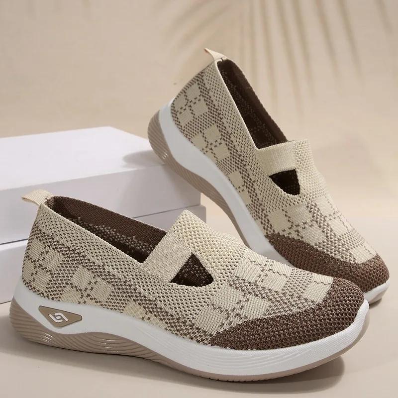 Modische Damenschuhe 2025 Hohe Qualität Slipper Damen Vulkanisierte Schuhe Mode Farbabstimmung Leicht Bestseller Bequeme Freizeitschuhe