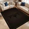 Luxury Gold Carpet Mat Rug Home Decoration Living Room Bedroom Floor Decor Black Arabian Style Non Slip Rugs Bedroom Decor