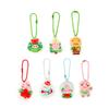 Christmas Tree Decoration Cartoon Acrylic Bag Pendant Girl Keychain Pendant Earphone Cover Backpack Ornaments Kid Christmas Gift