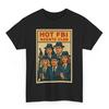 Hot FBI Agents Club T-Shirt: Retro Comic Style Unisex Tee