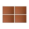 Leather Non-slip Dining Table Mat 30cmX20cm 4p