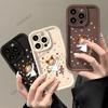 Nordic Hot-selling Cute Polka Dot Girl Applies To Apple 17pm Graffiti Mobile Phone Case 16/15 Korean Silicone Soft Case