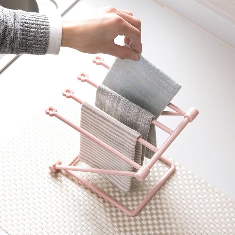 Foldable Kitchen Dishcloth Drying Rack